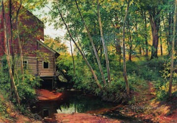 Iván Ivánovich Shishkin Painting - Molino en el bosque preobrazhenskoe 1897 paisaje clásico Ivan Ivanovich